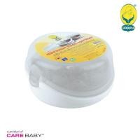 ราคา Carebaby Pappu เครื่องนึ่งฆ่าเชื้อขวดนมด้วยไมโครเวฟ ขาว (12125130)
