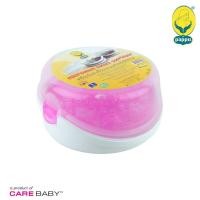 ราคา Carebaby Pappu เครื่องนึ่งฆ่าเชื้อขวดนมด้วยไมโครเวฟ ชมพู (12125132)