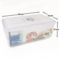ราคา SmallEvting กล่องถนอมอาหาร Super Lock No.5015 ความจุ 4700 ml กล่องอาหาร กล่องเอนกประสงค์ ขาว (12125278)