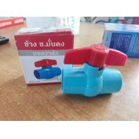 ราคา ตรา ช้าง ช.มั่นคง บอลวาล์ว พีวีซี แบบสวม ขนาด 3/4" (6หุน) 3/4" (12129090)