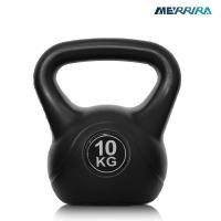 ราคา Merrira เคตเทิลเบล Kettlebell ลูกตุ้มยกน้ำหนัก สีดำ (แบบใหม่) น้ำหนัก 2 กก. - 12 กก. จับถนัดมือ Kettlebell 10 Kg. (12175762)
