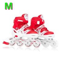 ราคา Promark Sports Inline Skate รองเท้า อินไลน์สเก็ต รองเท้าสเก็ต เด็ก โรลเลอร์เบลด พรีเมี่ยม 0415A-แดงขาว M 28-32 (12144445)