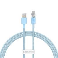ราคา สายชาร์จ Baseus Explorer สายชาร์จ Type C 100W สายชาร์จเร็ว USB to Type C สายชาร์จ Samsung Huawei Xiaomi ฟ้า2M (12145465)