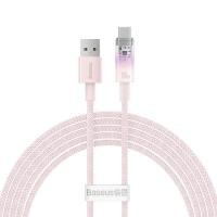 ราคา สายชาร์จ Baseus Explorer สายชาร์จ Type C 100W สายชาร์จเร็ว USB to Type C สายชาร์จ Samsung Huawei Xiaomi ชมพู1M (12145466)