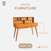 ราคา putti table โต๊ะทำงานมีชั้นวาง รุ่นtm013 (12175212)