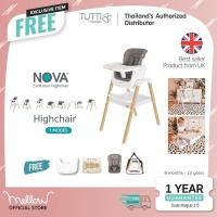 ราคา Mellow for Kid Tutti Bambini Nova Highchair เปลโยก เก้าอี้ทานข้าวเด็ก (เก้าอี้และโต๊ะทำกิจกรรม) Highchair WhiteOak (12152551)