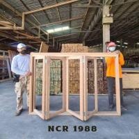 ราคา NCR 1988 ชุดหน้าต่างบานเฟี้ยม เปิด 4 บาน ไม่รวมกระจก ไม่ใส่กระจก 200x150 (12182420)