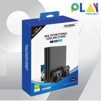 ราคา Play Project ขาตั้งเครื่อง Ps4 Pro/Slim Dobe มีไฟบอกสถานะการชาร์จจอย normal (12165262)