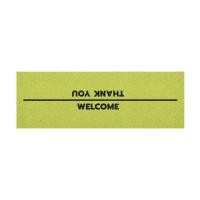 ราคา Mattii [ MT04-00000117 ] พรมดักฝุ่น พรมเช็ดเท้า ลาย welcome thank you สีมะนาว ขนาด 40x120 ซม 40x120 ซม welcome/thank มะนาว (12173299)