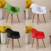 ราคา Foammy Shop เก้าอี้พลาสติก เก้าอี้ทานอาหาร เก้าอี้ขาไม้บีช เก้าอี้อเนกประสงค์ มีที่พักแขน เขียว 46 x 43 x 85 cm. (12204456)