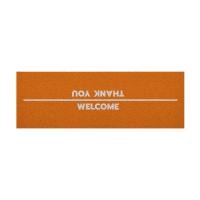 ราคา Mattii [ MT04-00000112 ] พรมดักฝุ่น พรมเช็ดเท้า ลาย welcome thank you สีส้ม ขนาด 40x120 ซม 40x120 ซม welcome/thankyouส้ม (12173304)