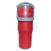 ราคา Rocky Mountain แก้วเก็บความเย็น Tumbler รุ่นมีหูหิ้วพร้อมที่ดูดน้ำ เก็บน้ำแข็งได้นาน 24ชั่วโมง ขนาด 30 ออนซ์ แดง K306-แดง-30oz (12174627)