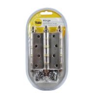 ราคา yale บานพับรมดำ บานพับประตู รุ่น ac43xp3 (แพ็ค 3) 1193225 (12183176)