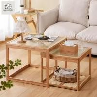 ราคา Cozy Corner โต๊ะไม้รุ่น Towairai สไตล์ญี่ปุ่น มินิมอล 60x60x47.5 cm (12170383)