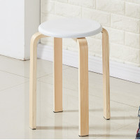 ราคา Homy เก้าอี้ทานข้าว เก้าอี้ไม้ ยางพาราแท้ ที่นั่งนั่งสบาย รับน้ำหนักได้ดี สีเรียบเนียน สีขาวขาไม้ (12177751)