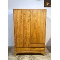 ราคา pf_phrae | ตู้เสื้อผ้าไม้สัก บานเปิด ขนาด120x100x80ซม. (12180417)