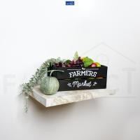 ราคา FASTTECT ชั้นวางของติดผนัง กว้าง 40 x ยาว 60 ซม. กว้าง 40 x ยาว 60 ซม หินอ่อนครีม (12180672)