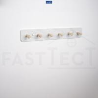ราคา FASTTECT คุณโด่ ไม้แขวนผนัง หินอ่อนขาว 6 โด่ (12181083)