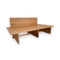 ราคา Kanyavee Wood โซฟาไม้สัก รุ่น M182 ขนาด 80x160x65 cm. สีสักเข้ม (12155172)