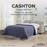 ราคา Ashley โซฟาเบด 3 ที่นั่ง รุ่น CASHTON 3 Seater Sofa Bed Light Brown (12155459)