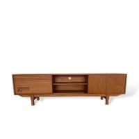 ราคา Kanyavee Wood ตู้วางทีวีไม้สัก รุ่น M196 สีสักทอง ขนาด 38x180x51 cm. (12172703)