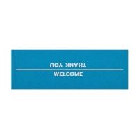 ราคา Mattii [ MT04-00000115 ] พรมดักฝุ่น พรมเช็ดเท้า ลาย welcome thank you สีฟ้า ขนาด 40x120 ซม 40x120 ซม welcome/thankฟ้า (12173298)