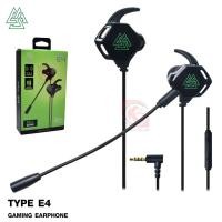 ราคา KGGIT GAMING EGA TYPE E4 หูฟังอินเอียร์ IN EAR Earphone Gaming ใช้งานง่าย พกพาสะดวก ดำ (12193786)