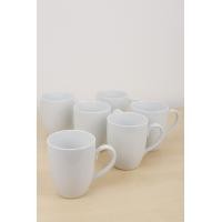 ราคา universal ceramics แก้วมัค 0.38 ลิตร สีขาว จำนวน 6 ใบ (12152454)