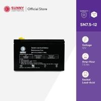 ราคา แบตเตอรี่ซันนี่แห้งsunny รุ่น sn 12v 7.5ah. (12182473)
