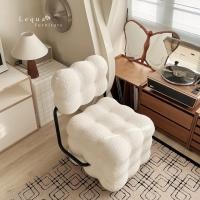ราคา lequa furniture สตูล โซฟาขนแกะ เก้าอี้สตูล มินิมอล จัดส่งฟรี (12192552)