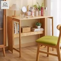 ราคา Cozy Corner โต๊ะพับได้ รุ่น Kakudai (พับได้เหลือ 24 cm) สไตล์ญี่ปุ่น มินิมอล ไม้แท้ 80x54x75 cm (12177659)