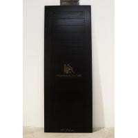 ราคา PF_Phrae | ประตูไม้สักบานเดี่ยว ลายโมเดิร์นเรียบ มี3ขนาด 2สี 100*200 โอ๊คดำ (12181101)