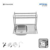 ราคา dynahome อ่างล้างจานสแตนเลส 1 หลุม พร้อมชั้นวางอเนกประสงค์ แบบฝัง dh-8050-c1 (12174059)