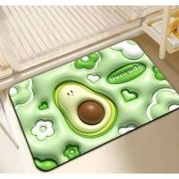 ราคา GoodLuck ที่เช็ดเท้าญี่ปุ่น พรมเช็ดเท้า3D พรมหินเช็ดเท้า พื้นรองกันลื่น c7 เขียว (12157611)