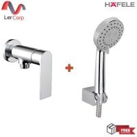 ราคา (hafele) ก๊อกเดี่ยวยืนอาบแบบติดผนัง neckar + ชุดฝักบัว ปรับ 3 ระดับ (495.61.111+495.60.624) (12207105)