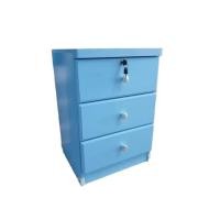 ราคา Singh Furniture ตู้ข้างเตียง ตู้ลิ้นชัก เก็บของ ไม้MDF ผิวกันน้ำ วินเทจ ขนาด40×38×60cm. 5 ฟ้า (12229431)