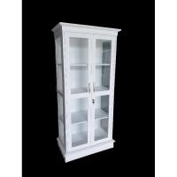ราคา Singh Furniture ตู้โชว์ไม้อัดสัก เก็บของ โชว์โมเดล ขนาดกว้าง80ซม.ลึก44ซม.สูง170ซม. สีขาว สีสัก ขาว (12229463)