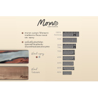 ราคา Momo Customwoodwork ที่รองข้อมือคีย์บอร์ด ( ไม้แดง) Custom Size Custom Logo (12233969)