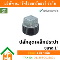ราคา smart home hardware ปลั๊กอุดเหล็กประปา เกลียวนอก ขนาด 1" sa จำนวน 1ตัว (12234311)