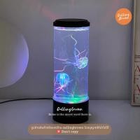 ราคา callingbrown โคมไฟ โคมไฟแมงกะพรุน LED ข้างเตียงไฟกลางคืน jellyfish jelly fish ใหญ่ (12234632)