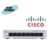 ราคา CBS110-8T-D-EU Cisco 8-Ports Gigabit 10/100/1000 Mbps Unmanaged Desktop Switch 8 Ports (12179769)