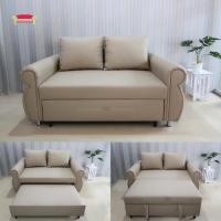 ราคา Sofavariety Sofabed โซฟาเบด รุ่น คอนโด วัสดุหนังPU เลือกสีได้ ครีม (12163825)
