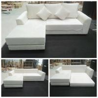 ราคา Sofavariety Sofabed โซฟาเบด รุ่น พับนอน วัสดุหนังPU เลือกสีได้ ขาว (12163861)