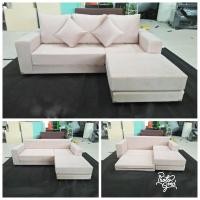ราคา Sofavariety Sofabed โซฟาเบด รุ่น พับนอน วัสดุผ้า เลือกสีได้ ครีม (12163872)