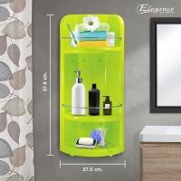 ราคา Elegance ชั้นวางของในห้องน้ำ รุ่น Max Volume 2 in 1 สีเขียว (12164225)