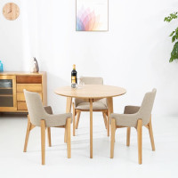 ราคา Wood Slash โต๊ะทานข้าวทรงกลมขนาดเล็ก Rui แบบสามขา 90x90x75 cm (12168207)