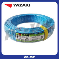 ราคา YAZAKI สายไฟ THW IEC01 1x6 ตร.มม. 100 ม. สีน้ำเงิน (12213240)