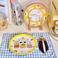 ราคา PP Home จาน ลายการ์ตูน Let's Eat Bread จานชาม เพิ่อนสามเกลอ (12213662)