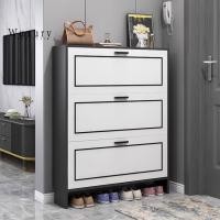 ราคา Wuxury Furniture ตู้เก็บรองเท้าบานเปิด/ปิด 3 ชั้น สวยหรู สไตล์Luxury กล่องเก็บรองเท้า ชั้นวางรองเท้า ขาว/ขอบดำ กว้าง80cm (12168125)
