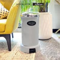 ราคา DKW HH-305C ถังขยะขาเหยียบทรงกลม ฝาโครม Retro ขนาด 15 ลิตร (มี 2 สี) ถังขยะอึดถึกทน Retro Step-open bin (15L) ขาว 15 ลิตร (12214093)